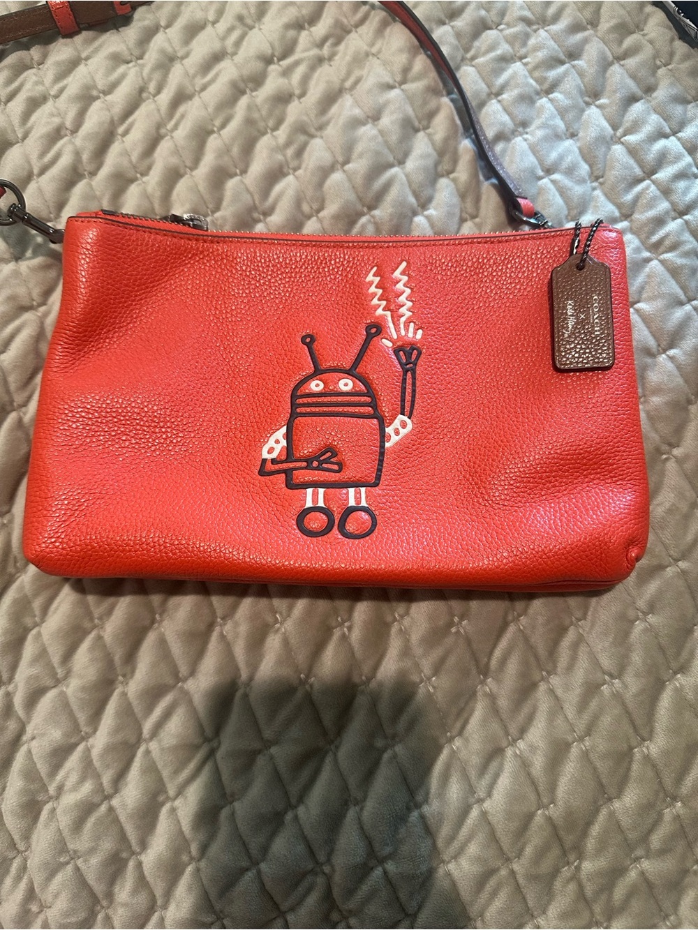 Coach x Keith Haring Lyla Robot Crossbody Bag. Never used